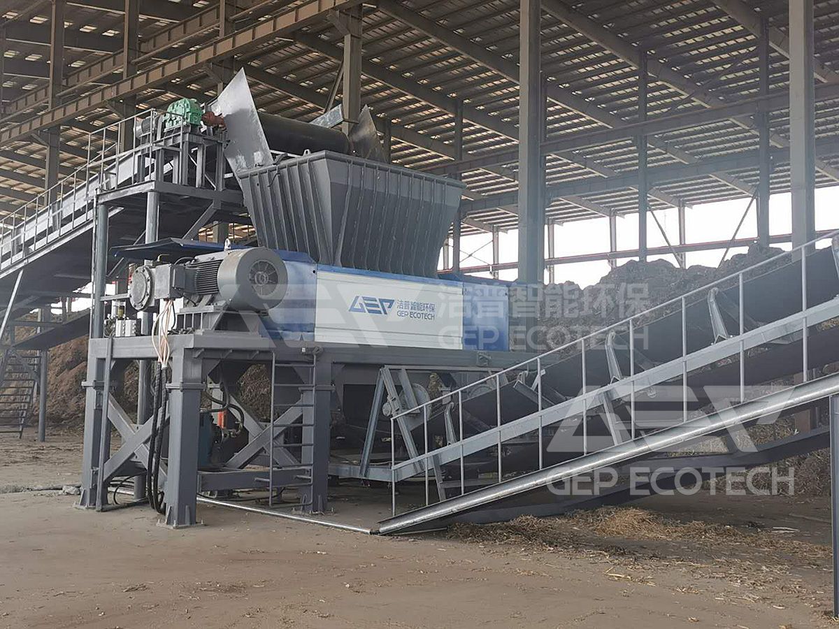 straw crushing site