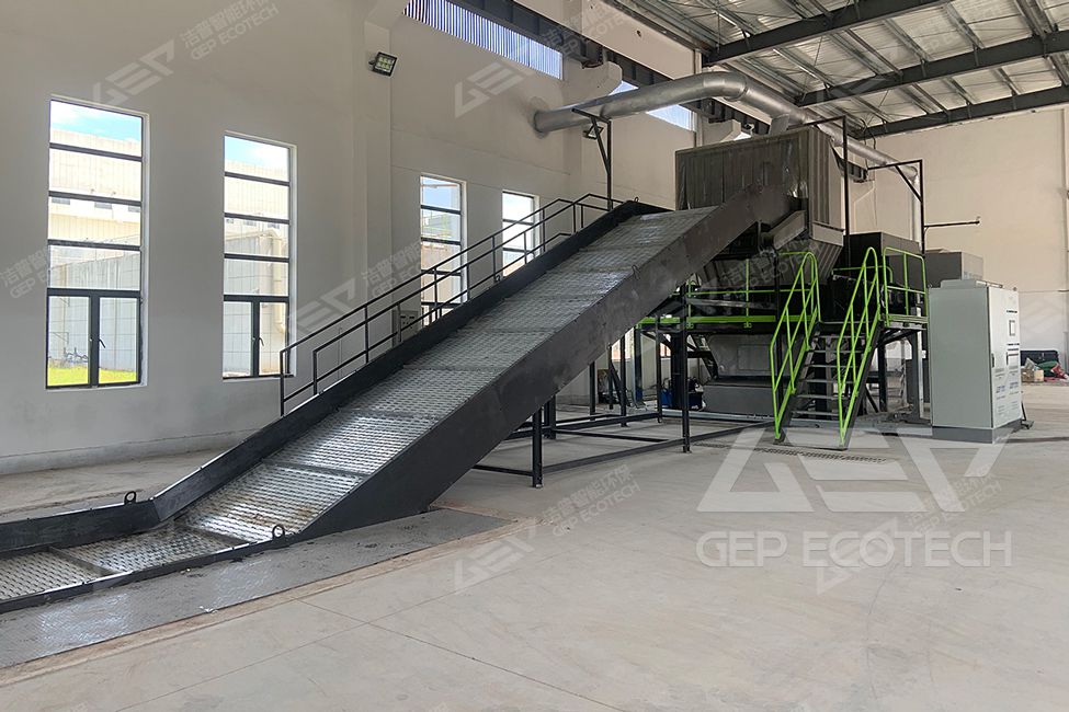 Bulky Waste and Garden Waste Disposal Production Line in Jiangxi, China