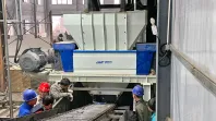 Oil Barrel Crusher Machine in Henan, China
