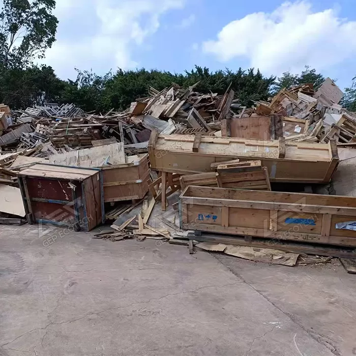 20 Ton Wood Shredder Choose Double Shaft