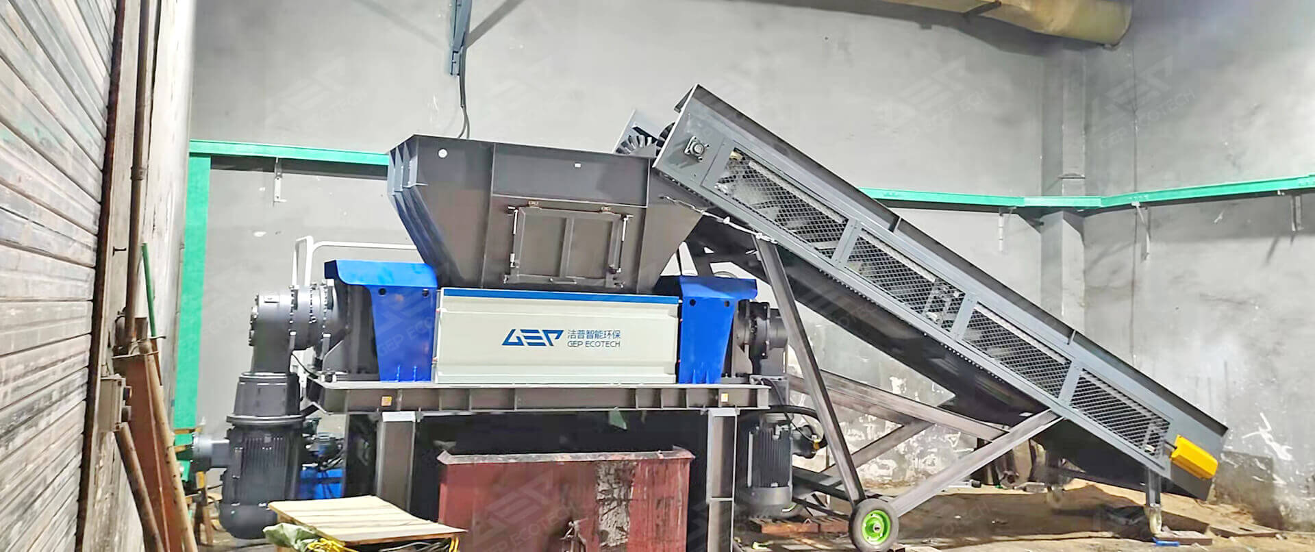 Hazardous Waste Iron Buckets/Plastic Buckets Disposal Project in Zhejiang, China