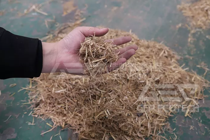 Shredded Rice Straw