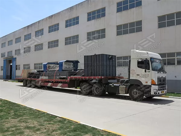 Biomass shredding equipment has been shipped to Northeast China