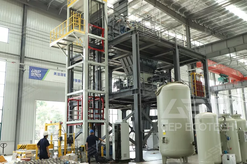Empty Paint Drum Crushing Machine 