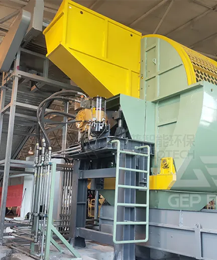 Double-Shaft Waste Tire Shredder