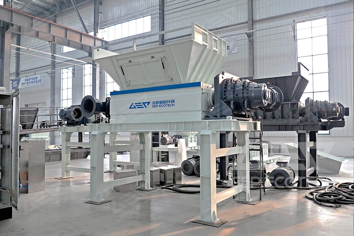 double-shaft shredder double-shaft shredder