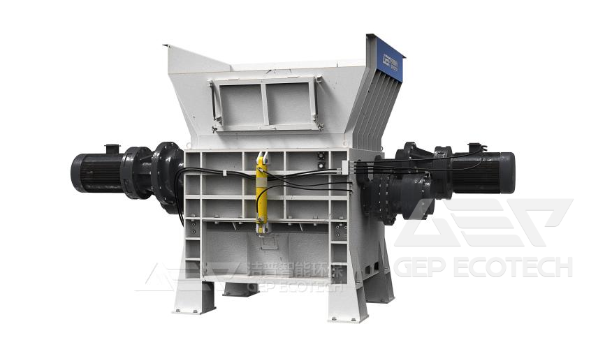 Four shaft shredder