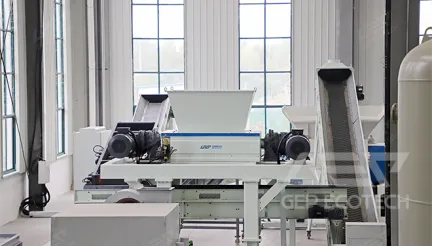 Double-Shaft Waste Tire Shredder