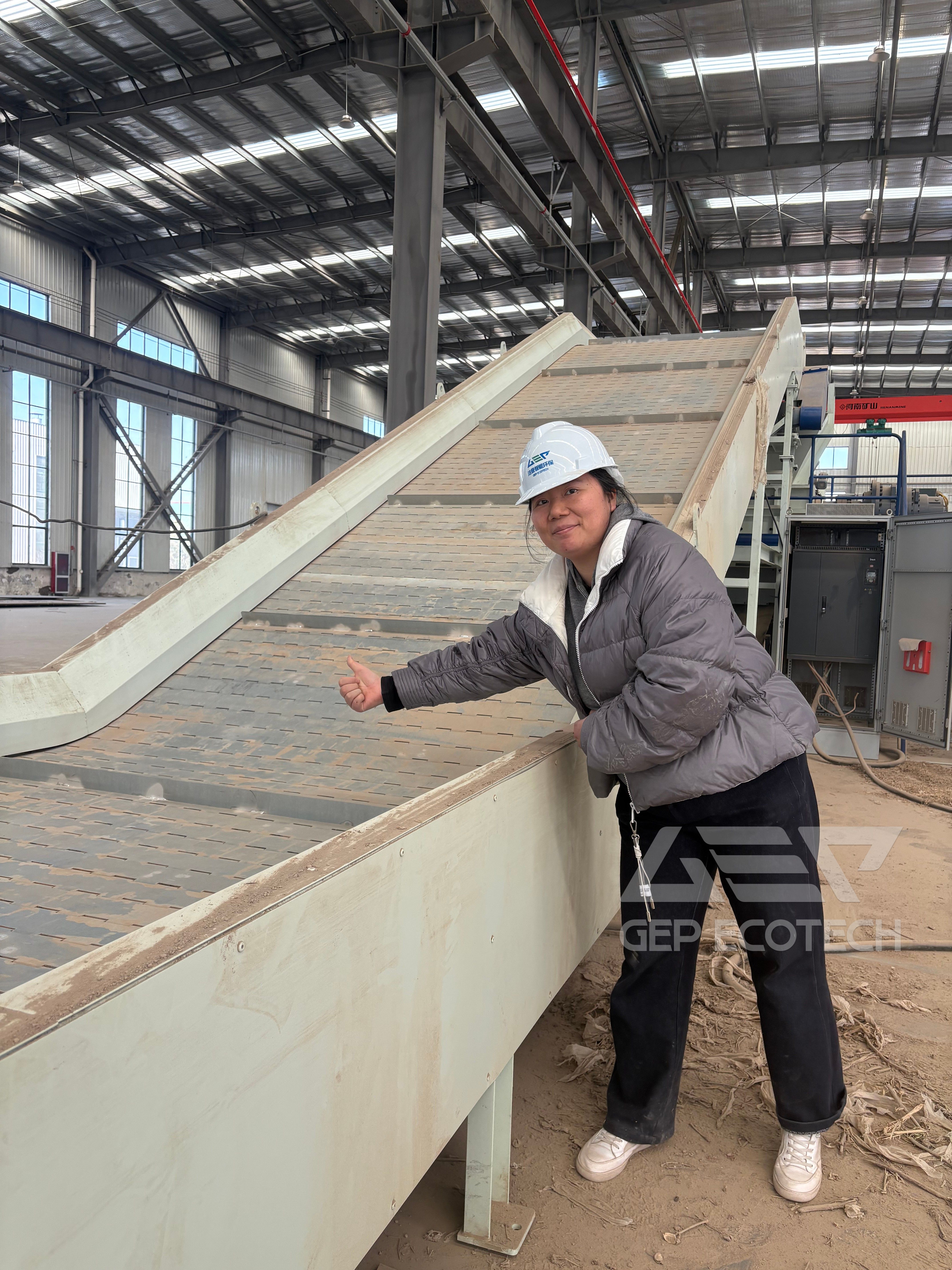 Shredding & Briquetting Equipment for Wetland Biomass Processing