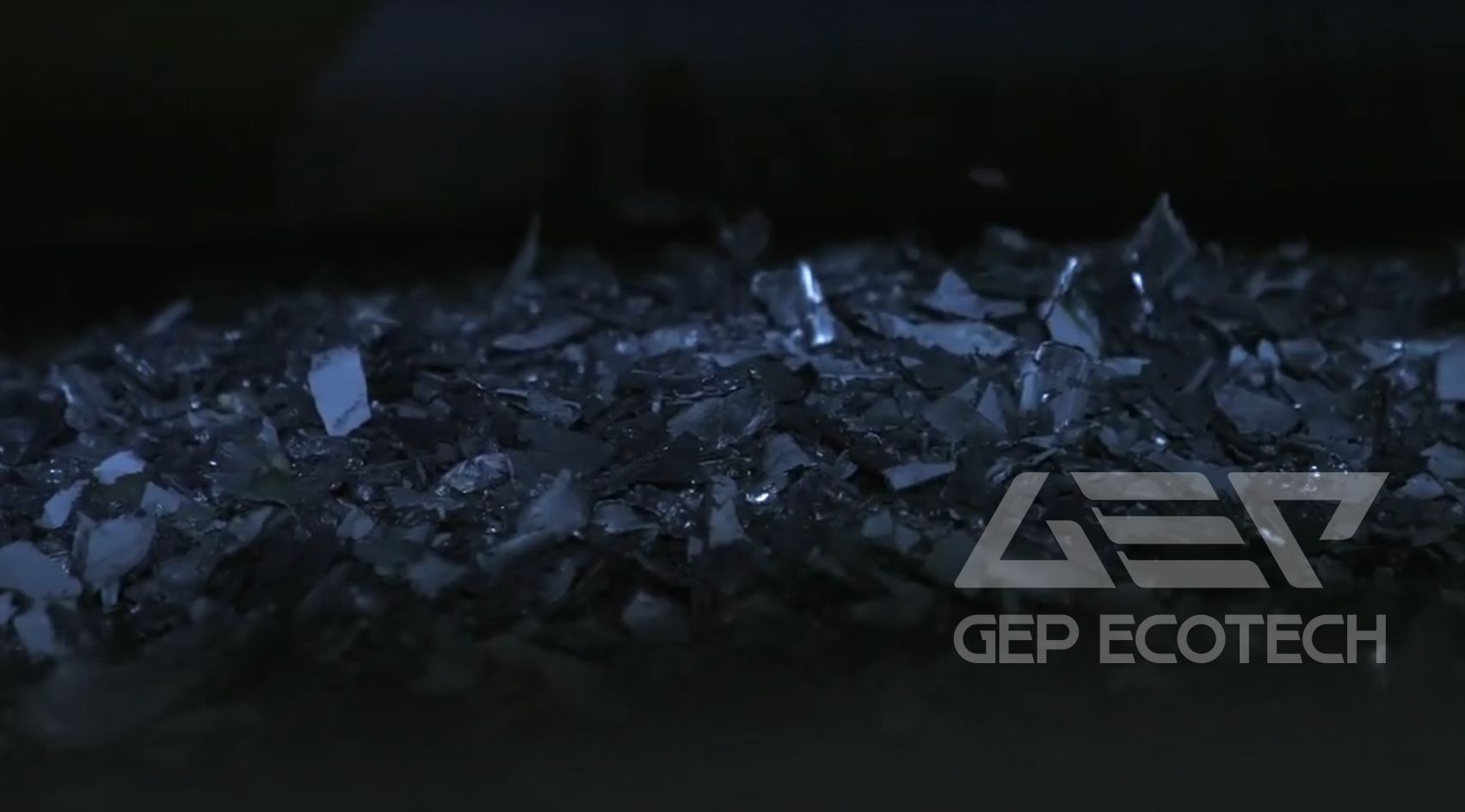 Solar panel shredded Solar panel shredded