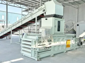 100 Tons/Month MSW Recyclables Baling Project in the Middle East