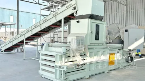 100 Tons/Month MSW Recyclables Baling Project in the Middle East