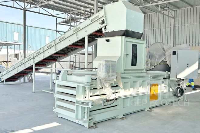 100 Tons/Month MSW Recyclables Baling Project in the Middle East