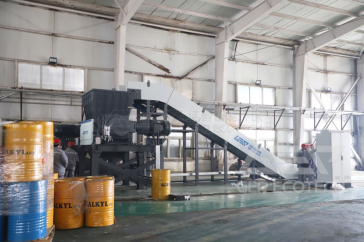 GEP Oil Barrel, Paint Barrel Recycling Production Line GEP Oil Barrel, Paint Barrel Recycling Production Line