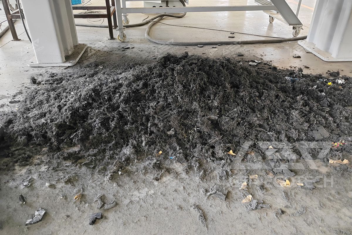 Single Shaft Fine Shredder for Processing Carbon Fiber Waste
