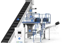 Shredder of Medical Waste That Consists Mainly of Plastic and Biomass