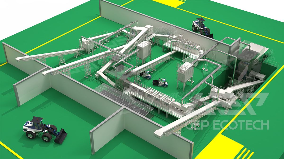 GEP ECOTECH construction and demolition waste recycling plant