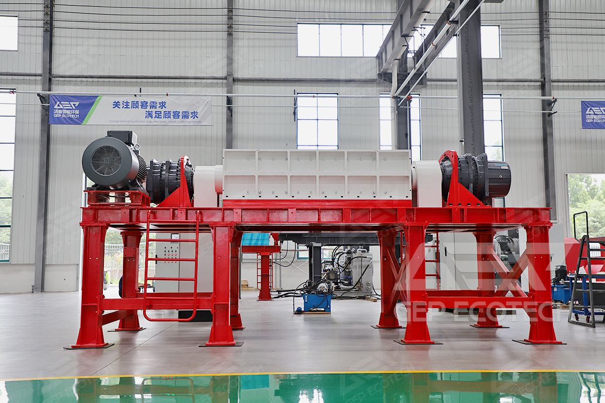 GD series double-shaft shredder