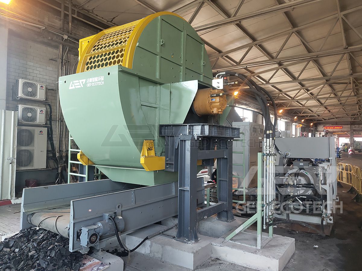 Tire Shredder Machine in Saudi Arabia