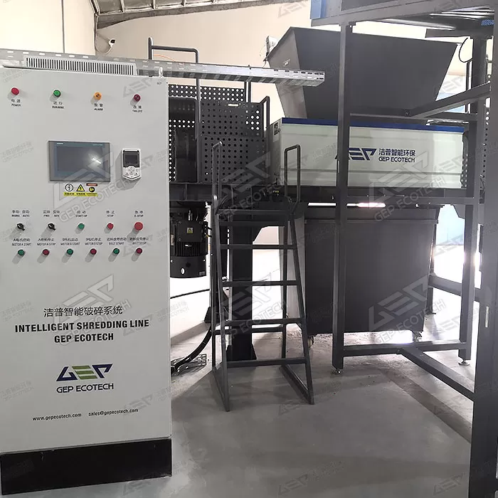 Pharma waste shredding & disposal machine