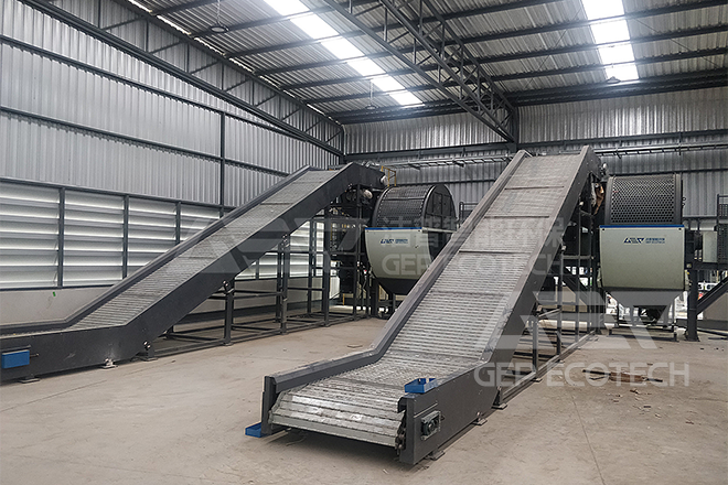 Double-Shaft Waste Tire Shredder