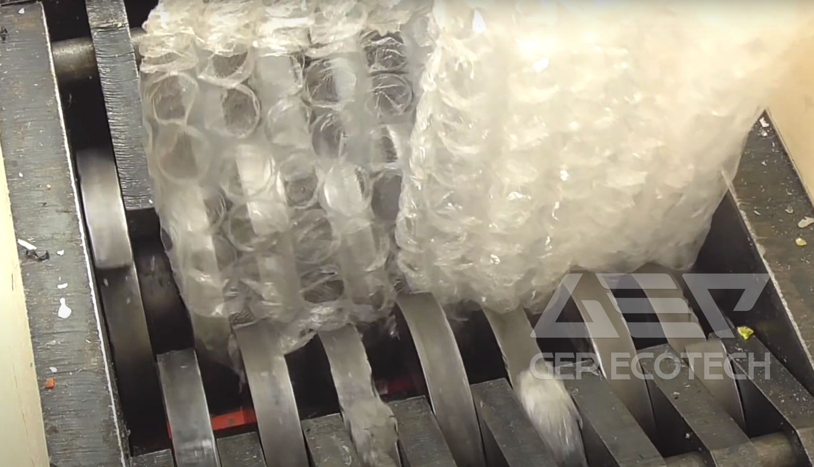 Enhancing Bubble Wrap Recycling with Small Dual Shaft Shredders