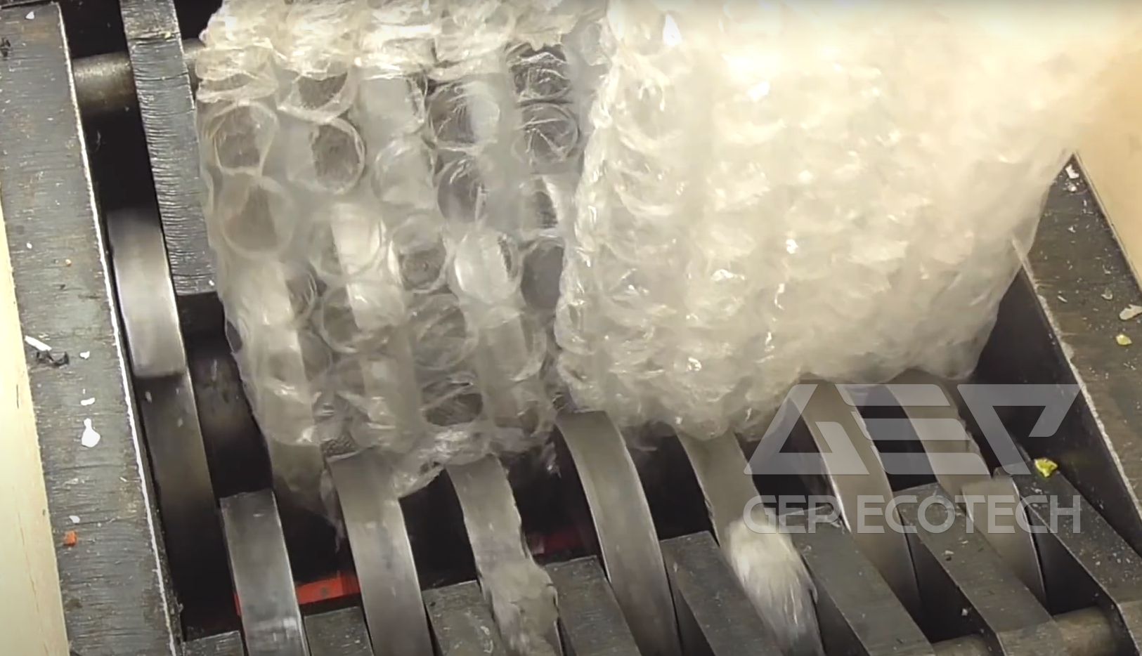 Shredding Bubble Wrap