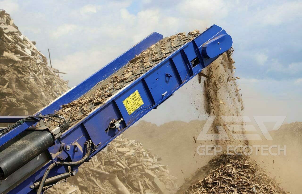 Double Shaft Shredder and Wood Chipper for Biomass Processing
