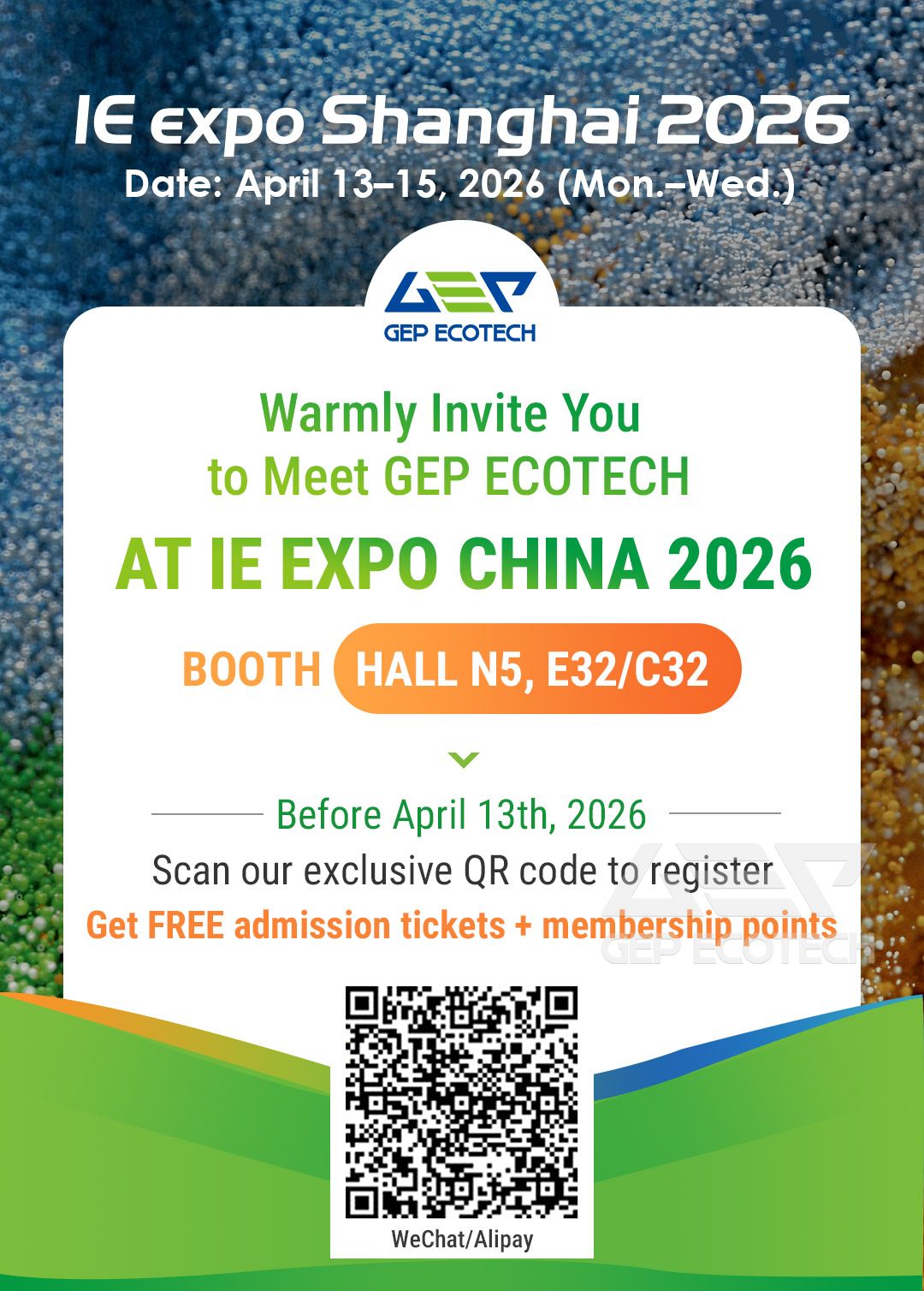 GEP ECOTECH × IE expo, Going Green Together, Stay Tuned!