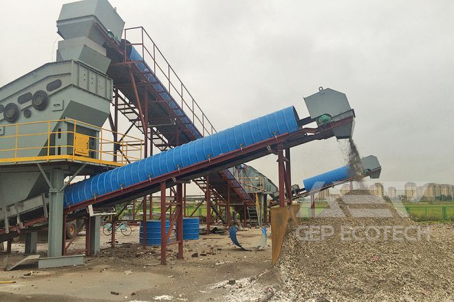 Aged Decoration Waste Crushing Project in Yunnan, China