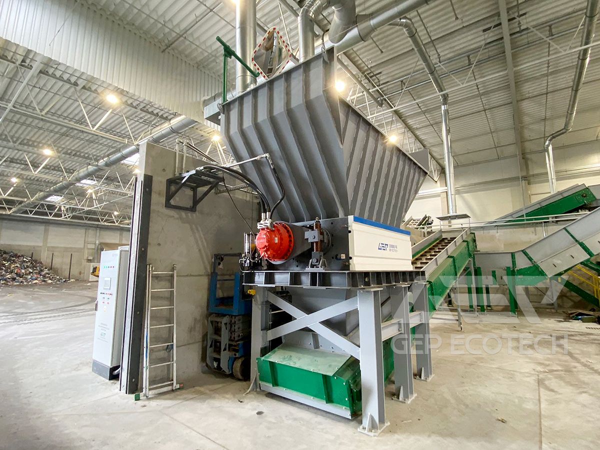 European domestic waste shredding and sorting project European domestic waste shredding and sorting project