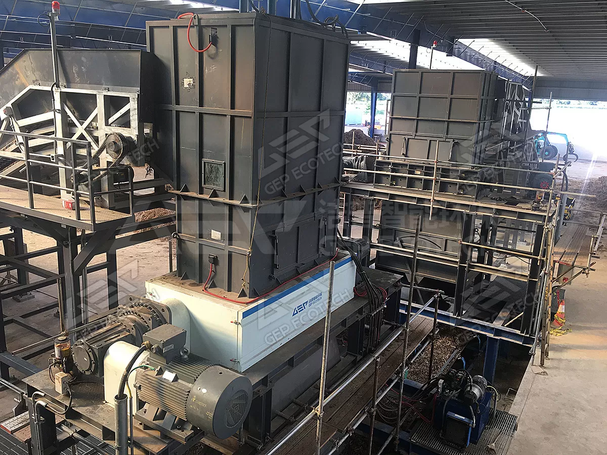 Gep biomass shredder