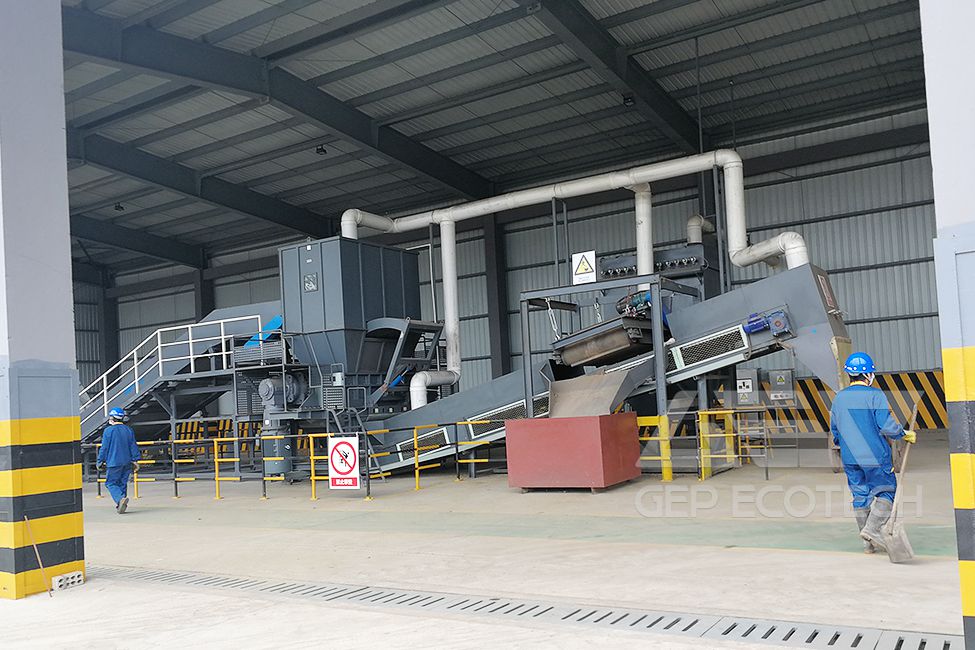 Industrial Waste Shredding and Disposal Project in Jiangsu, China