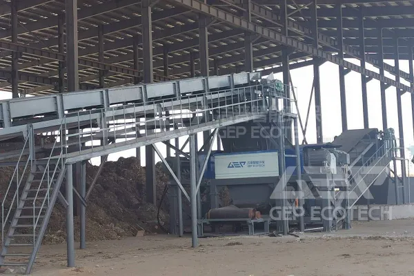 Double Shaft Biomass Shredder