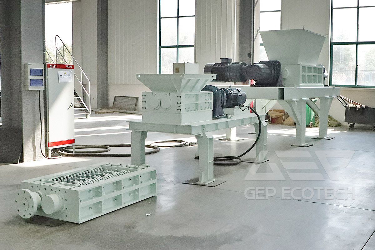 Small Shredder Machine for Waste Woven Labels