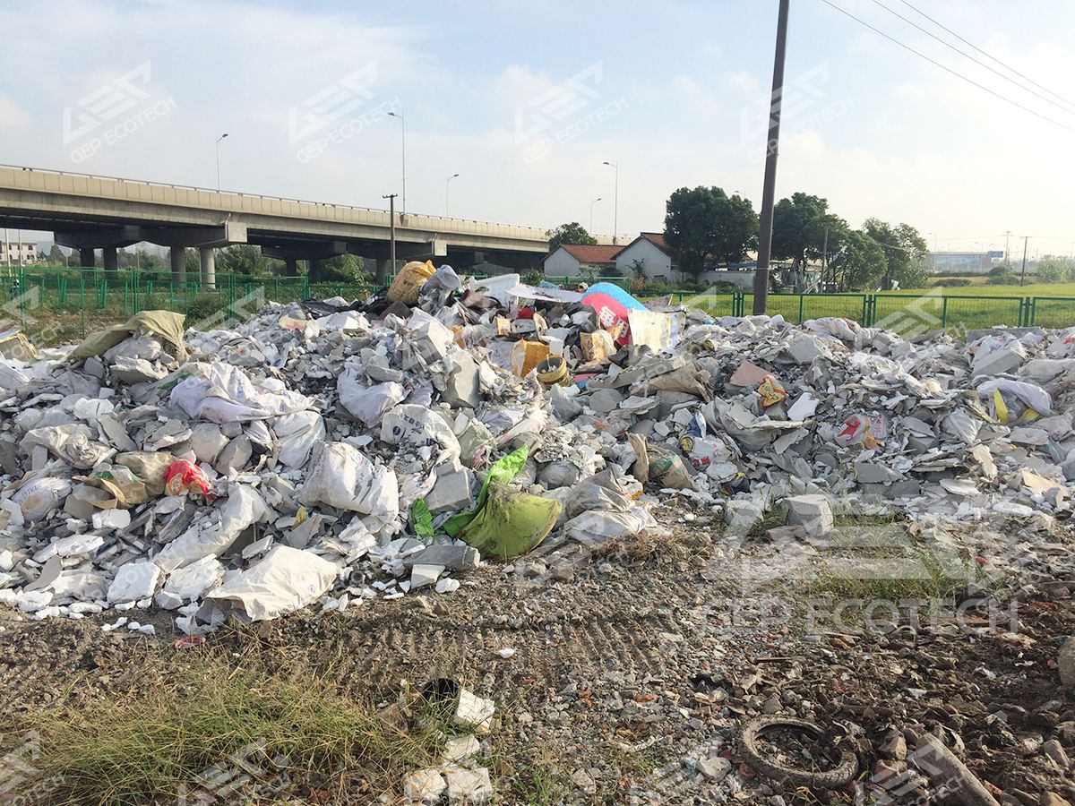 Demolition waste
