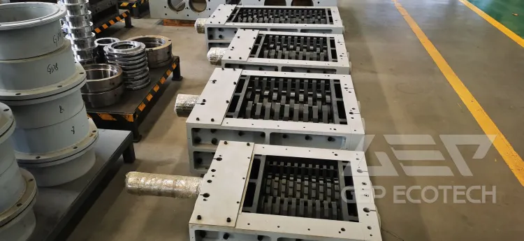 Two-shaft shredder cutter box – different models