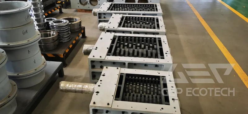 Two-shaft shredder cutter box – different models