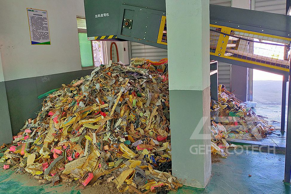 Bulky Waste after Shredding