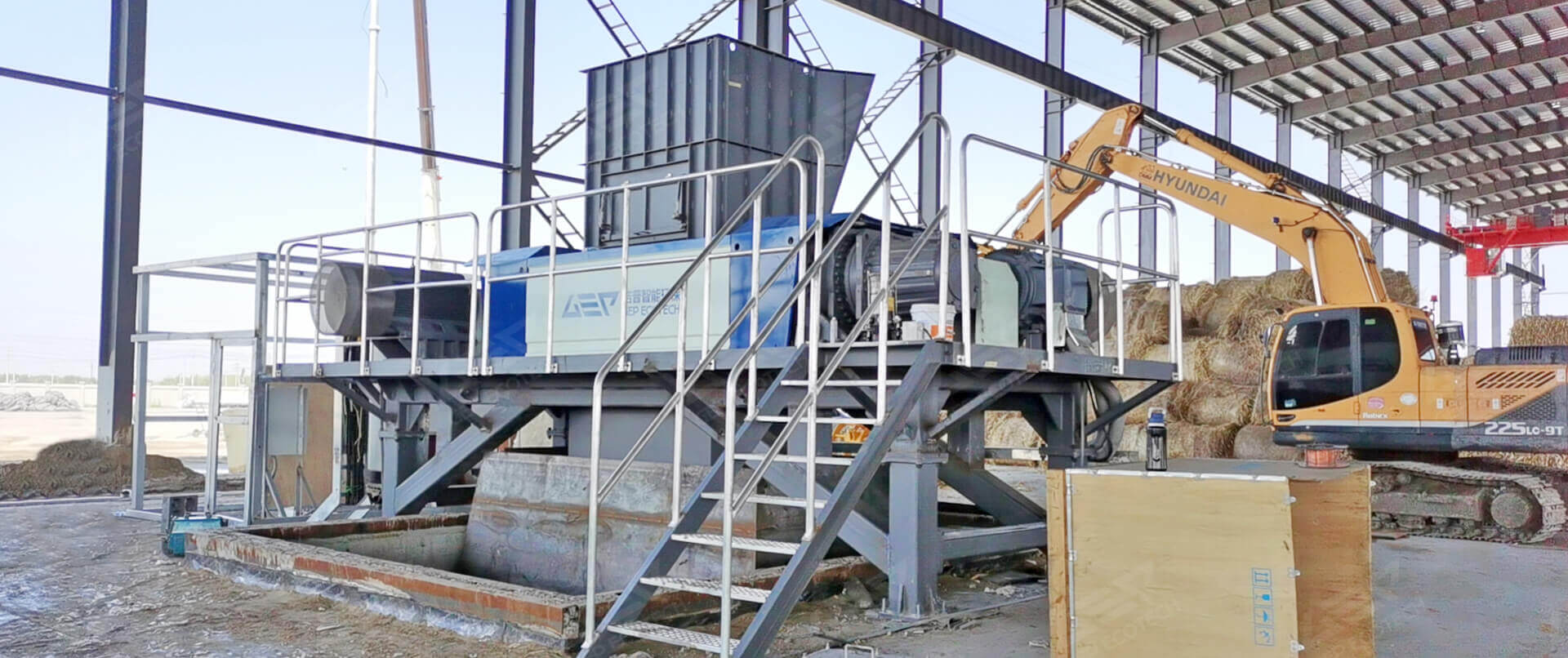 Biomass Straw Crushing Project in Northeast China