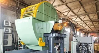 Integrated with trommel screen