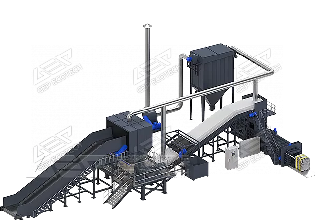 Bulky Waste Shredding Plant for Sale