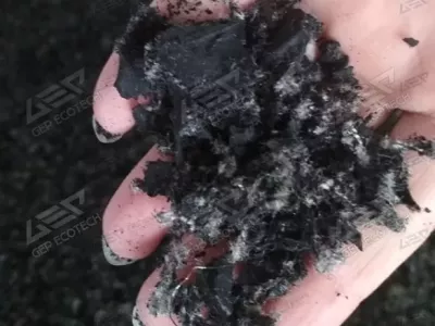 How Did the Tires Form Rubber Powder Through the Shredder Processing