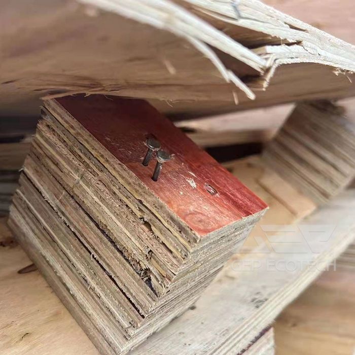 Ideal Shredder for Shredding Waste Building Template With Nails