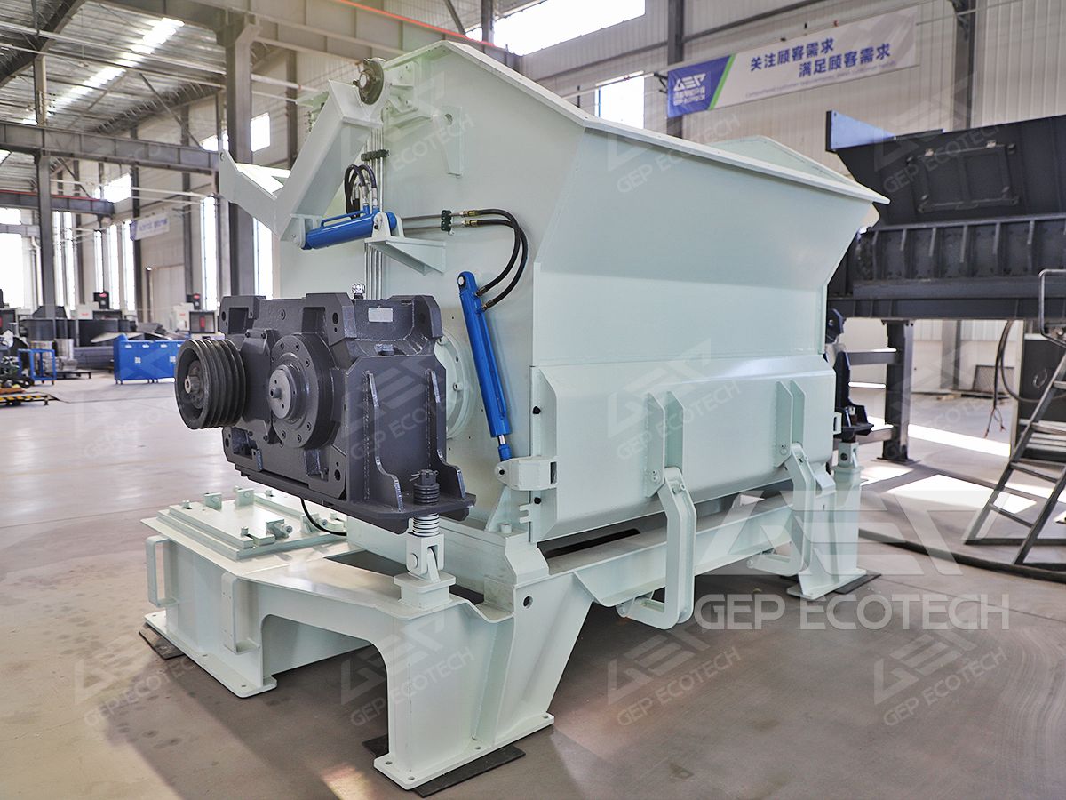 single shaft shredder