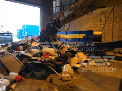 1 Ton Per Hour Twin Shaft Plastic Shredder in Philippines