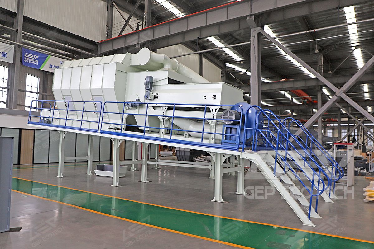 GEP ECOTECH GFX Series Wind Sifter Optimizes C&D Waste Recycling