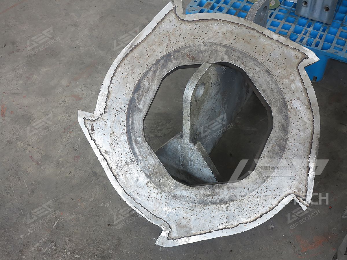 double shaft shredder tool