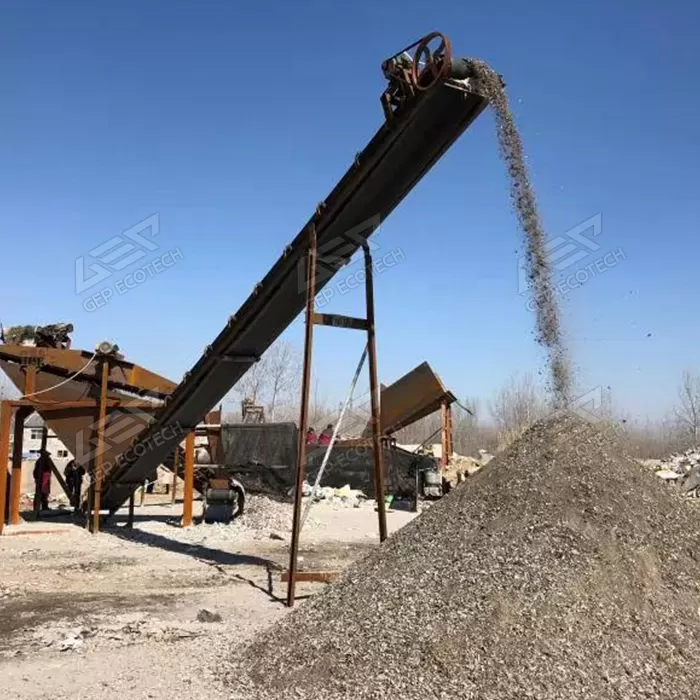 equipment of construction and demolition waste recycling